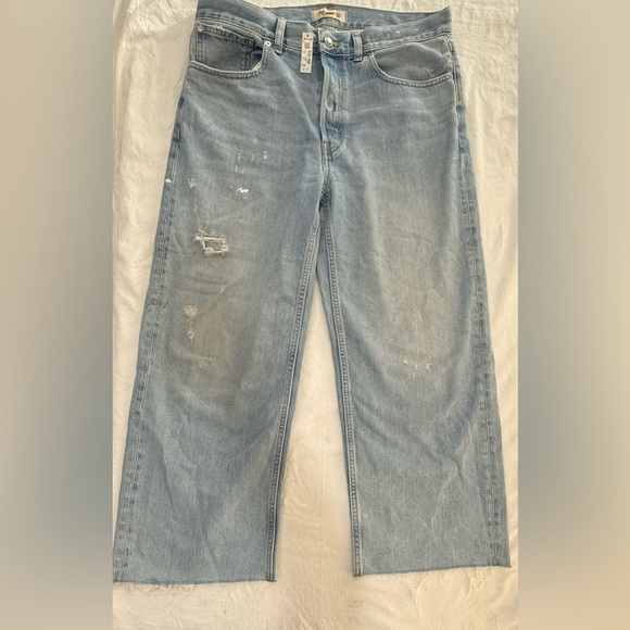 Madewell Light Blue Flare Jeans - Picture 7 of 11